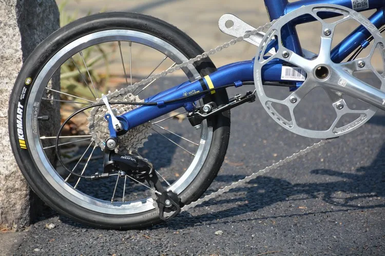 Fnhon Gust CR-MO стальной складной велосипед 1" 305 349 Minivelo мини веловелосипед городской коммутирующий велосипед V тормоз 9 скоростей