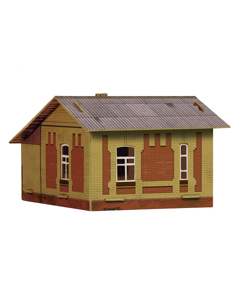 Путевая сторожка (эпоха Ill) 1846 1966 Россия (кирпичная) Сборная модель из картона