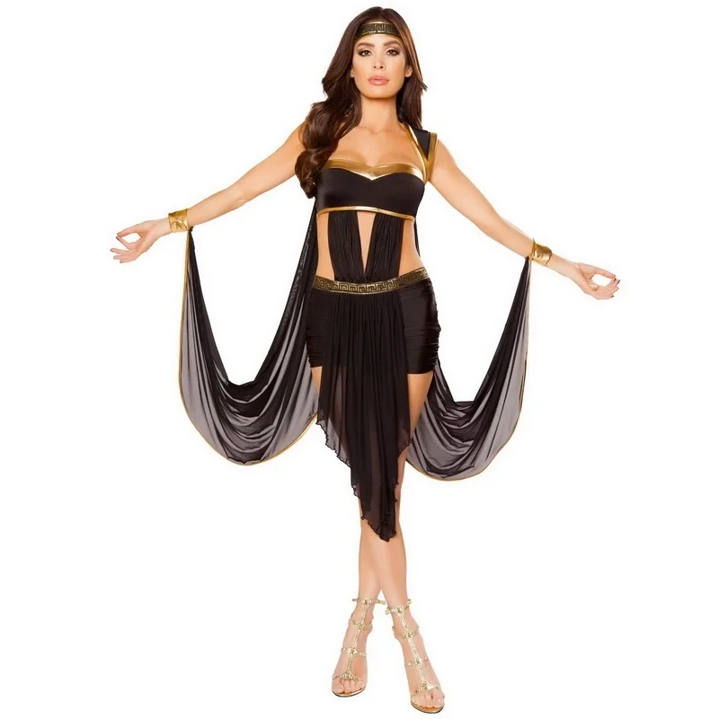

Sexy Belly Dancer Cosplay Babydoll Costumes Women Hot Exotic Open Bra Crotch Lace Transparent Underwear Lingerie Set