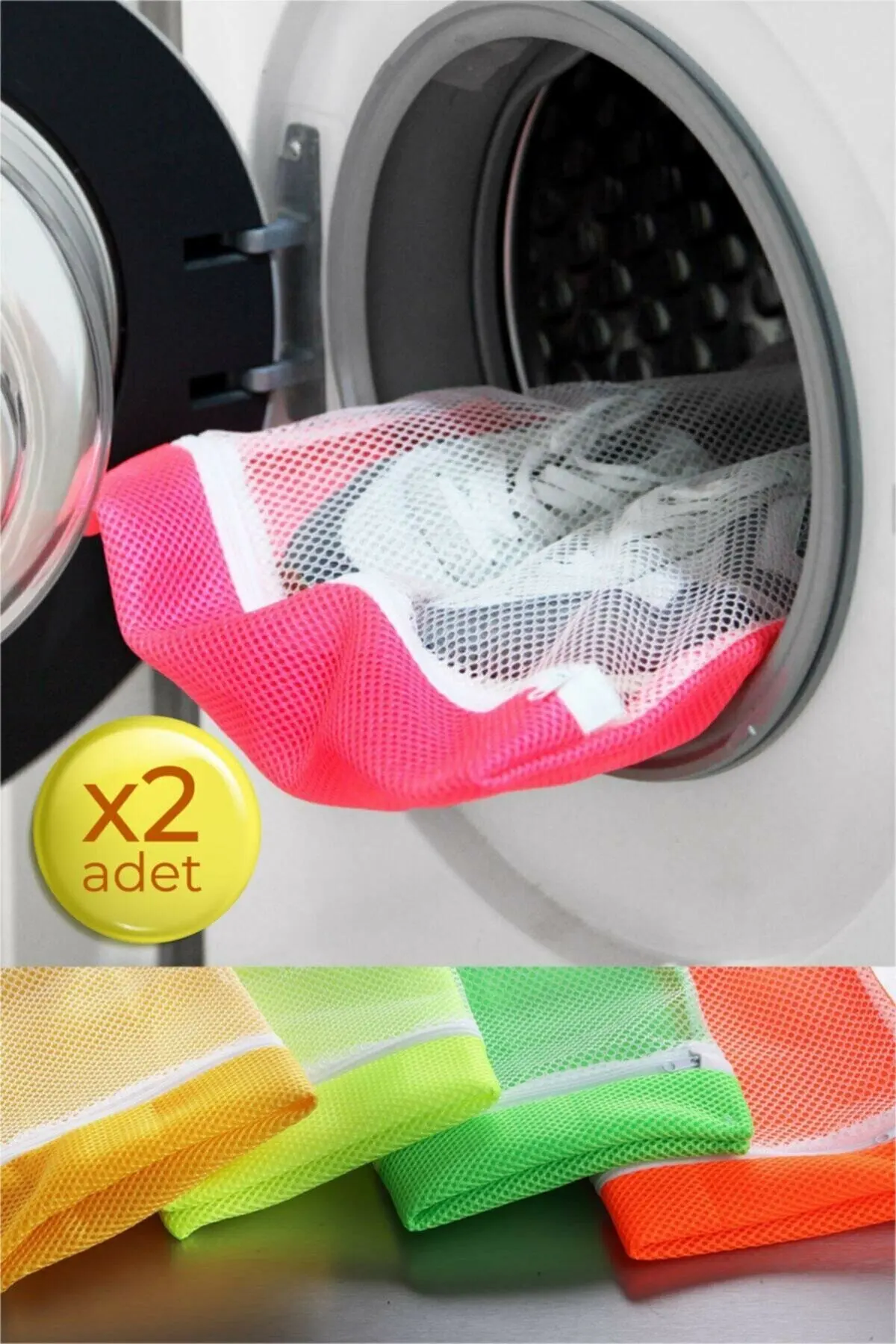 

WONDERFULL AMAZİNG OrganizerClear Zippered Shoe Washing Net 2 Pieces FL-FERAYAK-2SET