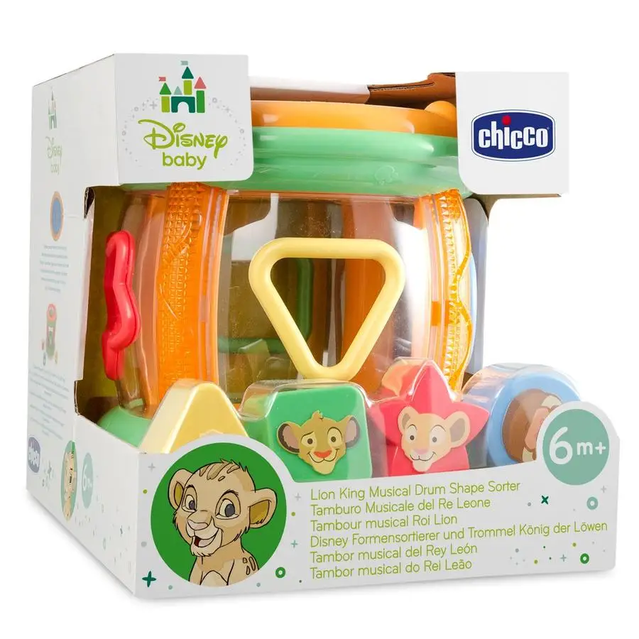 Игрушка Chicco барабан музыкальный "Король Лев" 6м+ 61527 | Игрушки и хобби