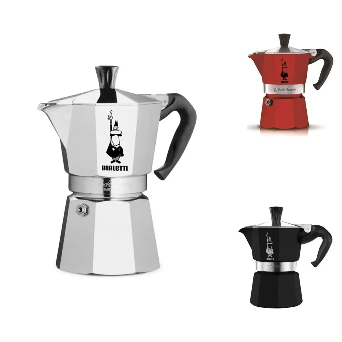 , Original Bialetti Espresso Maker Kitchen Drip Stove Gas Brew