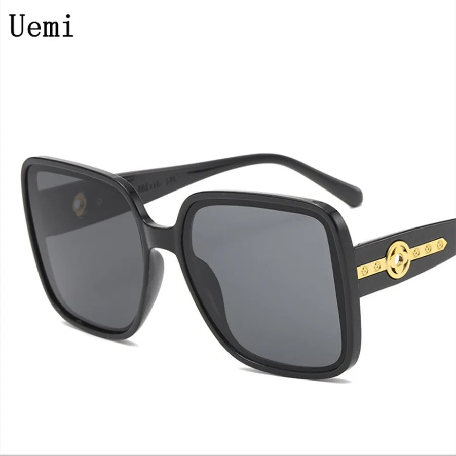 

Luxury Brand Sunglasses Women Vintage Square Oversized Frame Designer Trending Products 2021 Eyewear Outdoor UV400