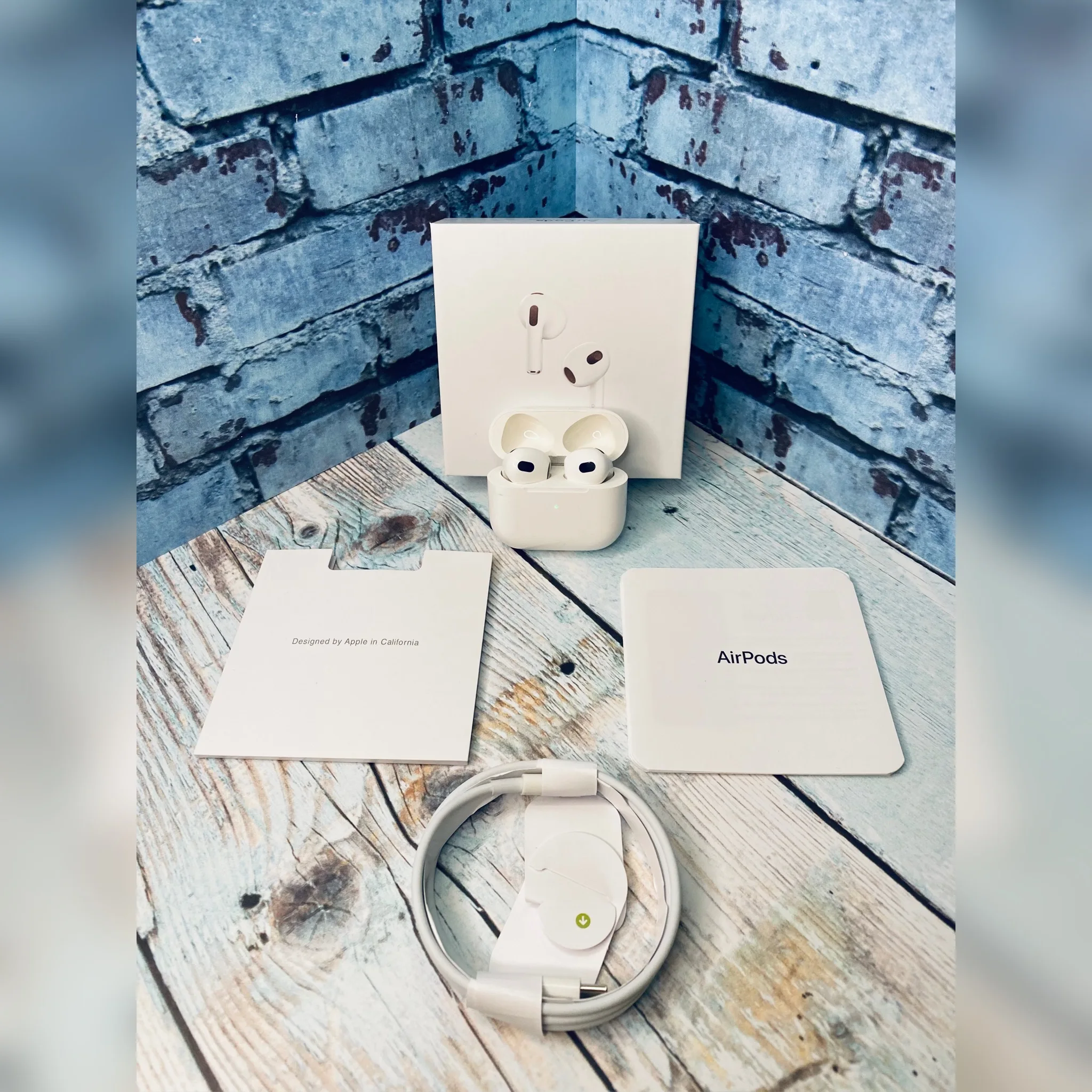Беспроводные Bluetooth наушники для Air TWS 3 с беспроводной зарядкой гарнитура спорта
