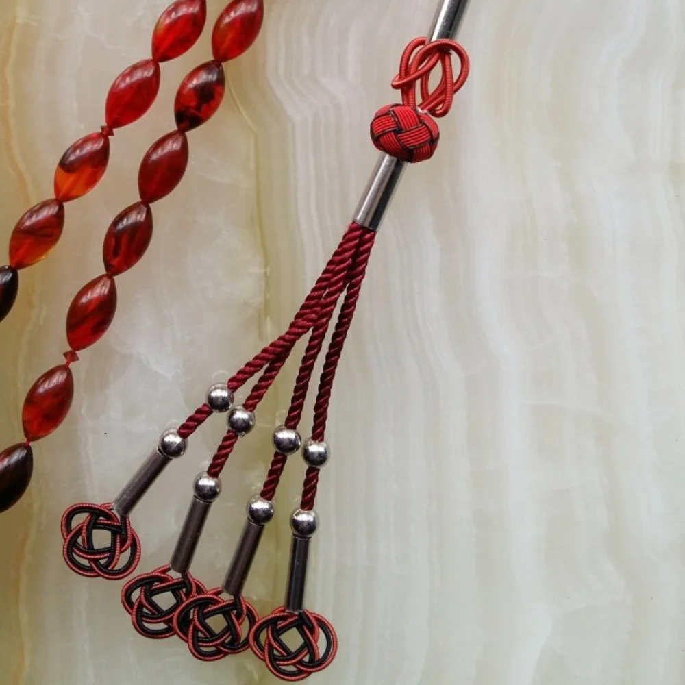 Четки Исламские мусульманские 33 четки для мужчин браслет аксессуары янтарный