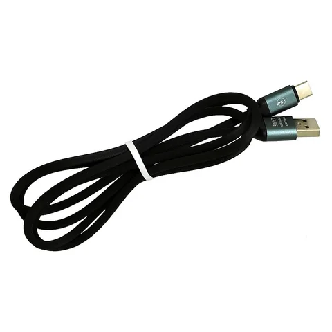 Кабель зарядка USB Type-C белый черный. Комплект: кабель Type-C и СЗУ на 2 USB выхода Mobylos 50015/34