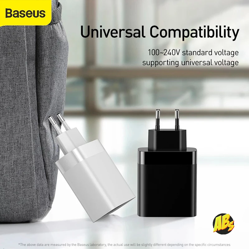 Сетевой адаптер Baseus с дисплеем на 4 USB 2.4/6A для iPhone 11 XS Samsung Xiaomi оригинал быстрая