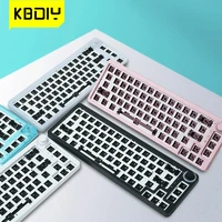 kbdiy tm680 mechanical keyboard kit mini portable knob 3 mode wireless bluetooth rgb with 35pin for cherry gateron kailh switch
