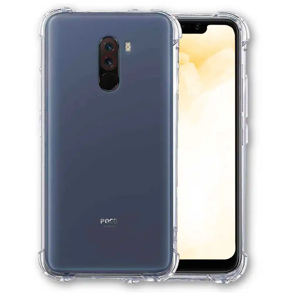 Прозрачный Силиконовый противоударный чехол OcioDual из ТПУ Для Xiaomi Pocophone F1|Бамперы| |