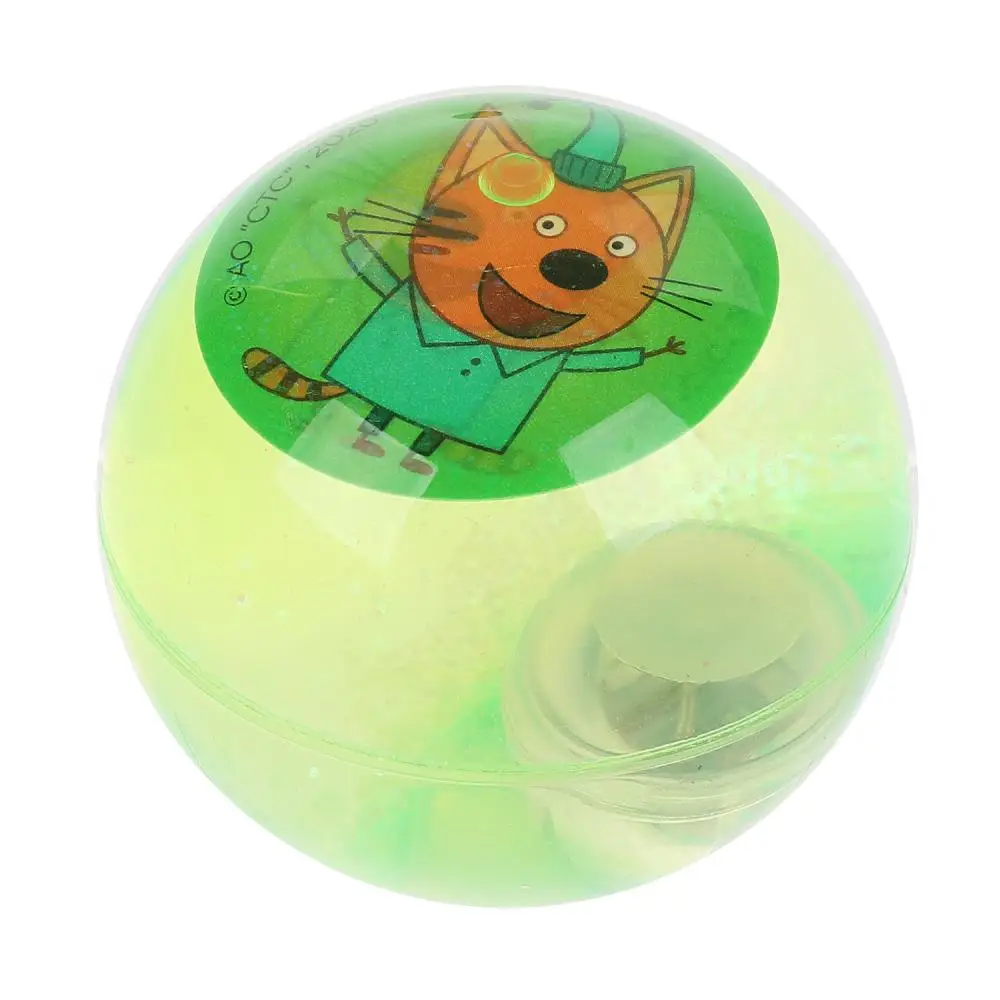 Три Кота игрушка мяч-попрыгун 6 5 см. со светом Играем Вместе 50649-JK |