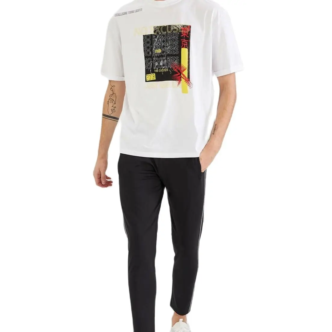 

COLORED PRINTED T-SHRT