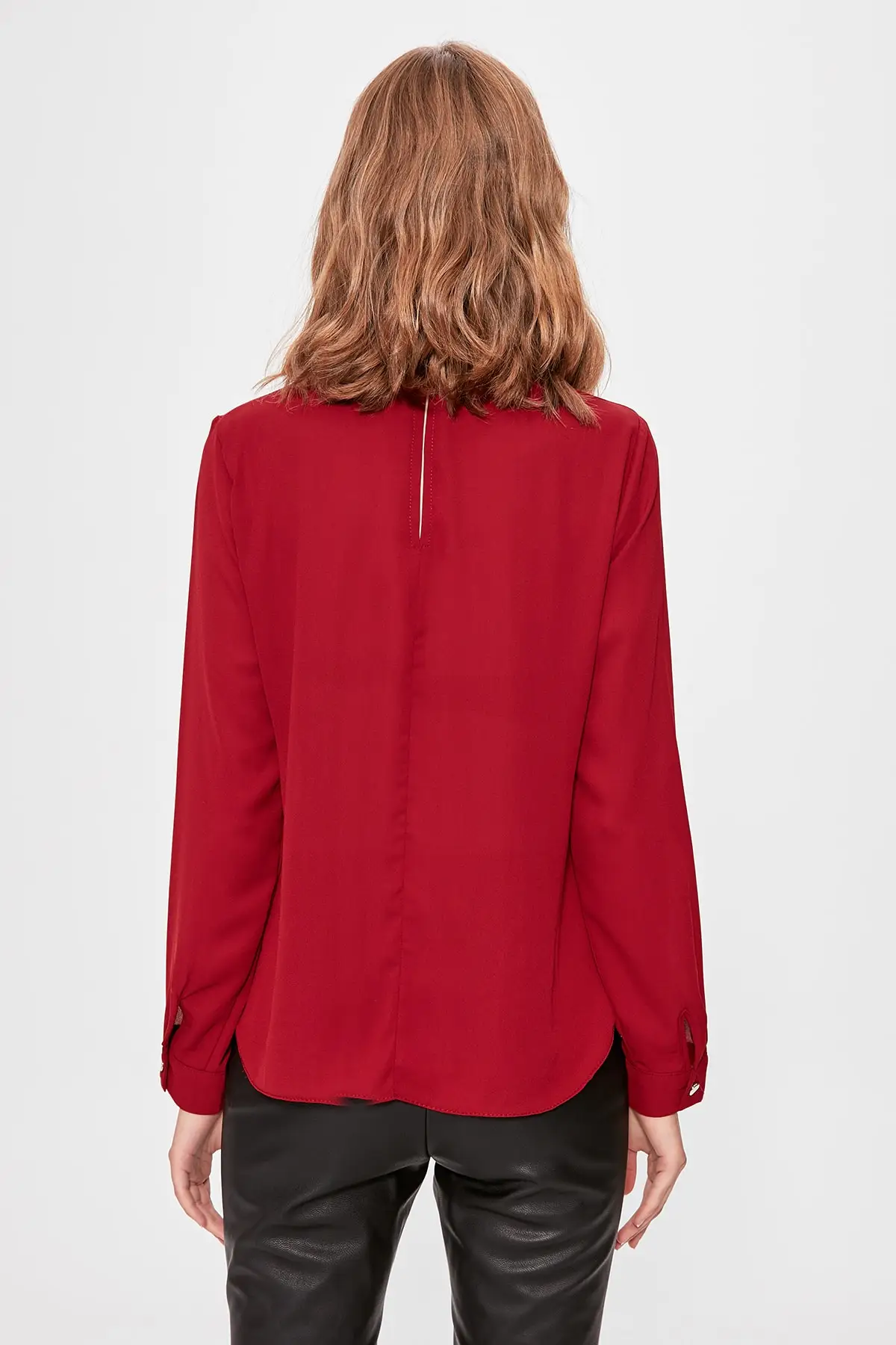 Trendyol Damson воротник детальный Bluz TWOAW20BZ0461