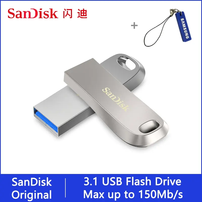 USB флеш накопитель Sandisk 32 64 128 16 ГБ флешка 3 1 мини Гб 256 на ключе память|USB