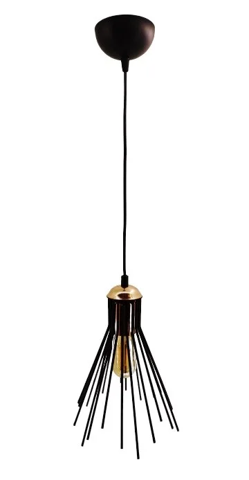 

Modern Copper Cap Bush Model Black Metal Chandelier Hanging Lamp fixture fixture for living dining room bedroom restaurant lights