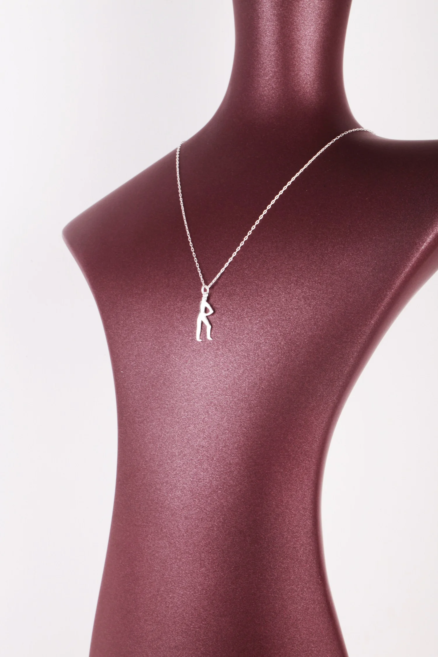 

UM US JEWELRY Women 'S 925 Sterling Silver Letter R Pendant