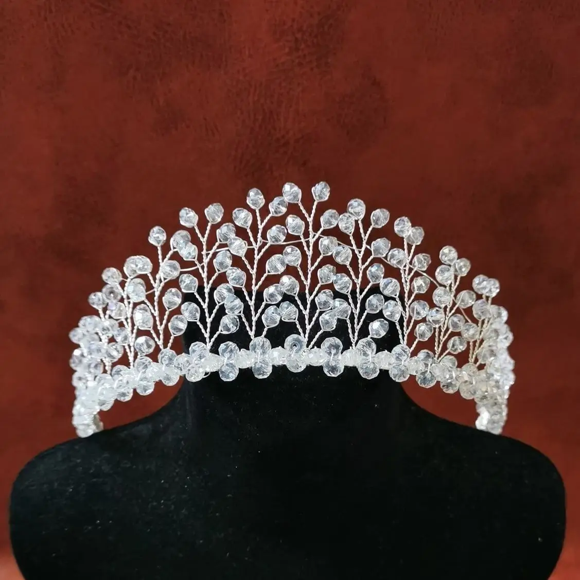 

2021 New Women Crown Crystal Cubic Zirconia Stylish And Elegant Bride Crown New Design Turkey Fashionable Classy