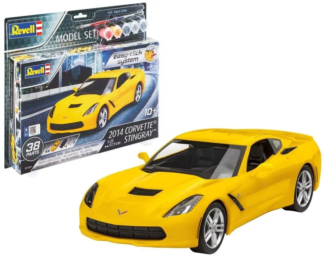 Сборная модель Revell подарочная Corvette Stingray 2014 (67449) | Игрушки и хобби