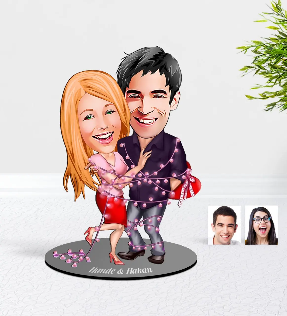 

Персонализированная Милая карикатура на деревянном брелке Модель-2 надежный современный простой подарок специальный дизайн хорошее качес...