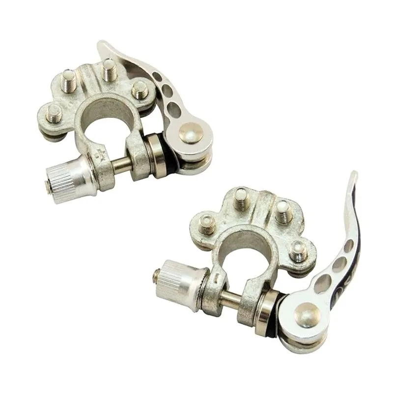12v 6v 24v Boat Race Car UTV Tractor Truck 1 Pair Quick Disconnect Battery Main Cable Post Brass Terminal Shut-Off Connectors |