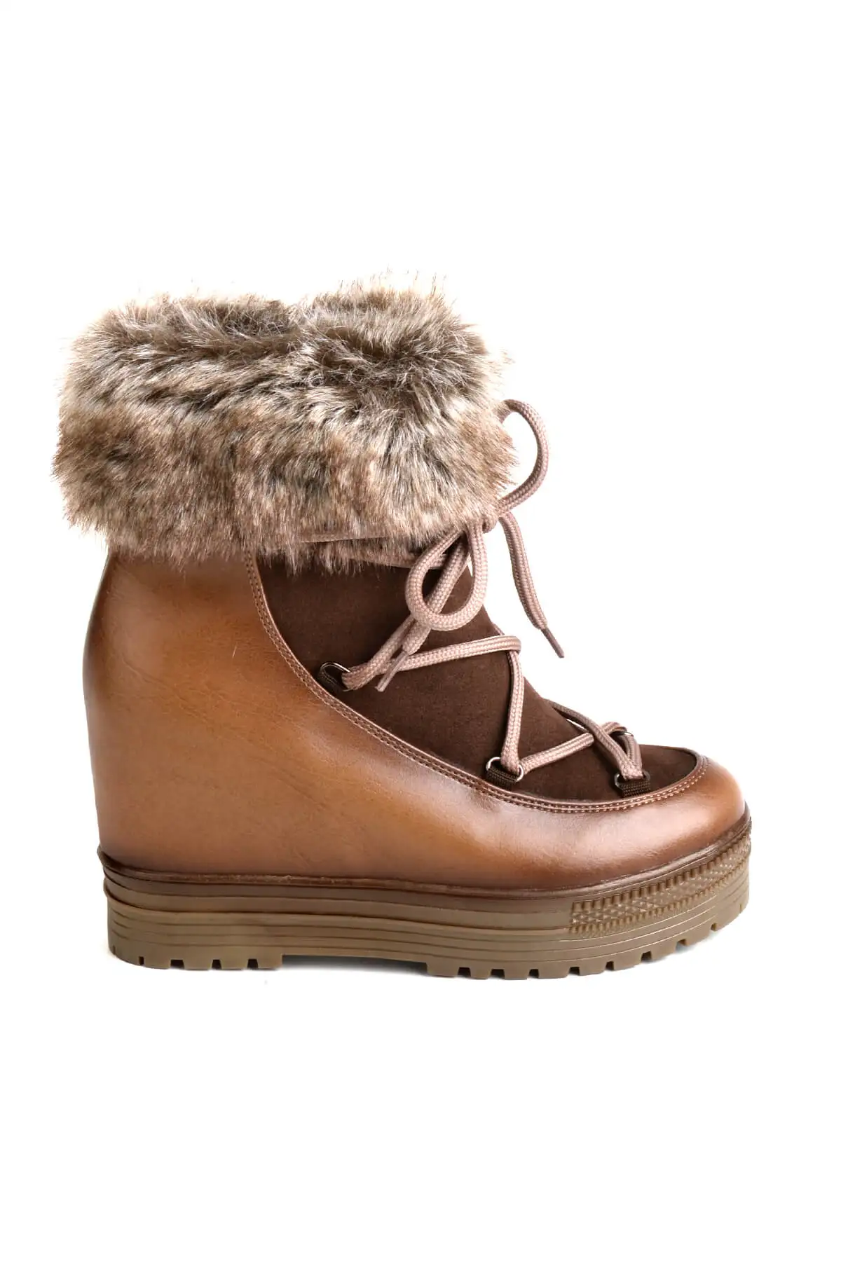 Женские ботинки из норки Bambi E0278199009 |