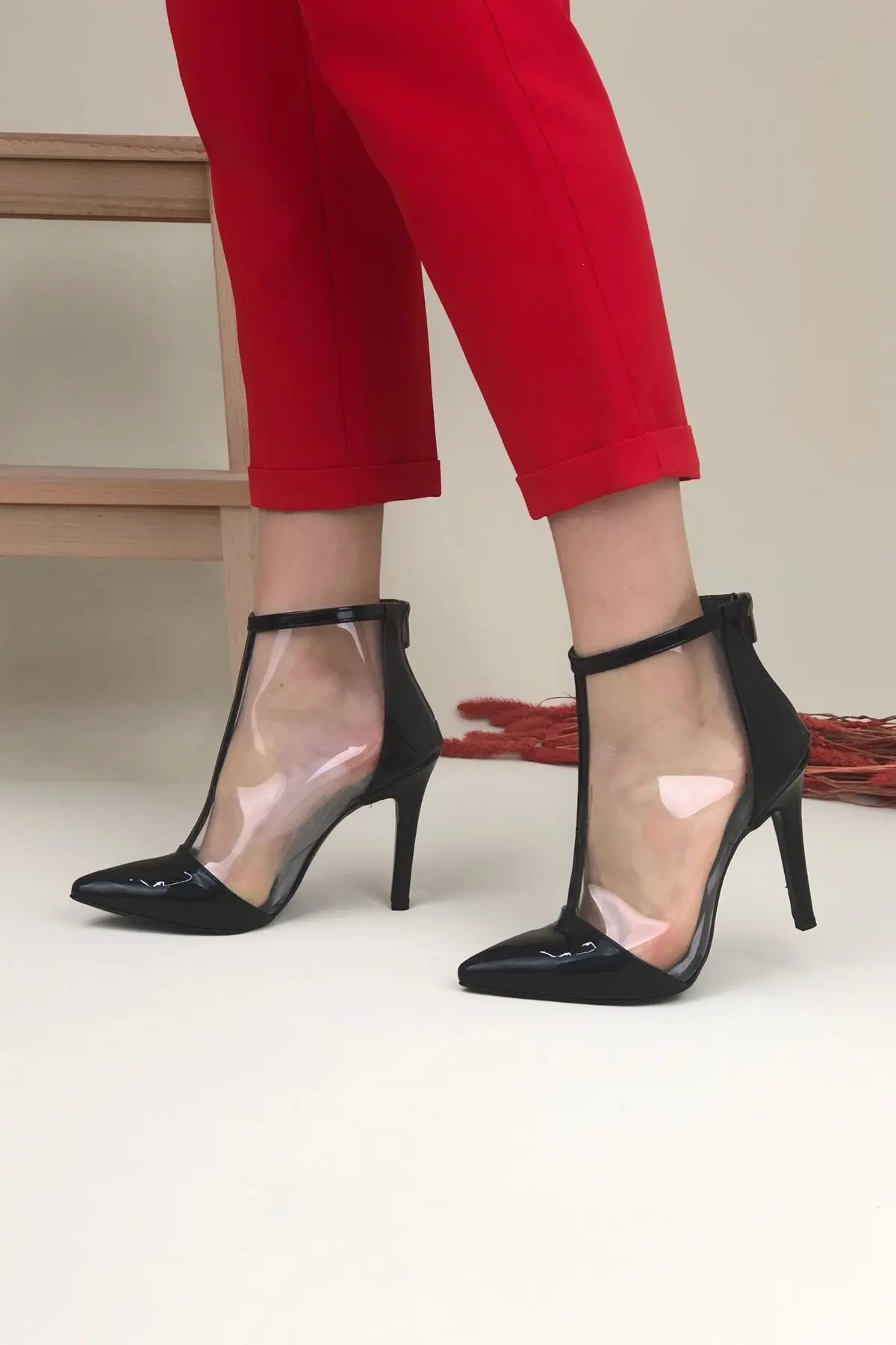 

Freya 2 Different Color Patent Leather new season design women's high-heeled women's boots