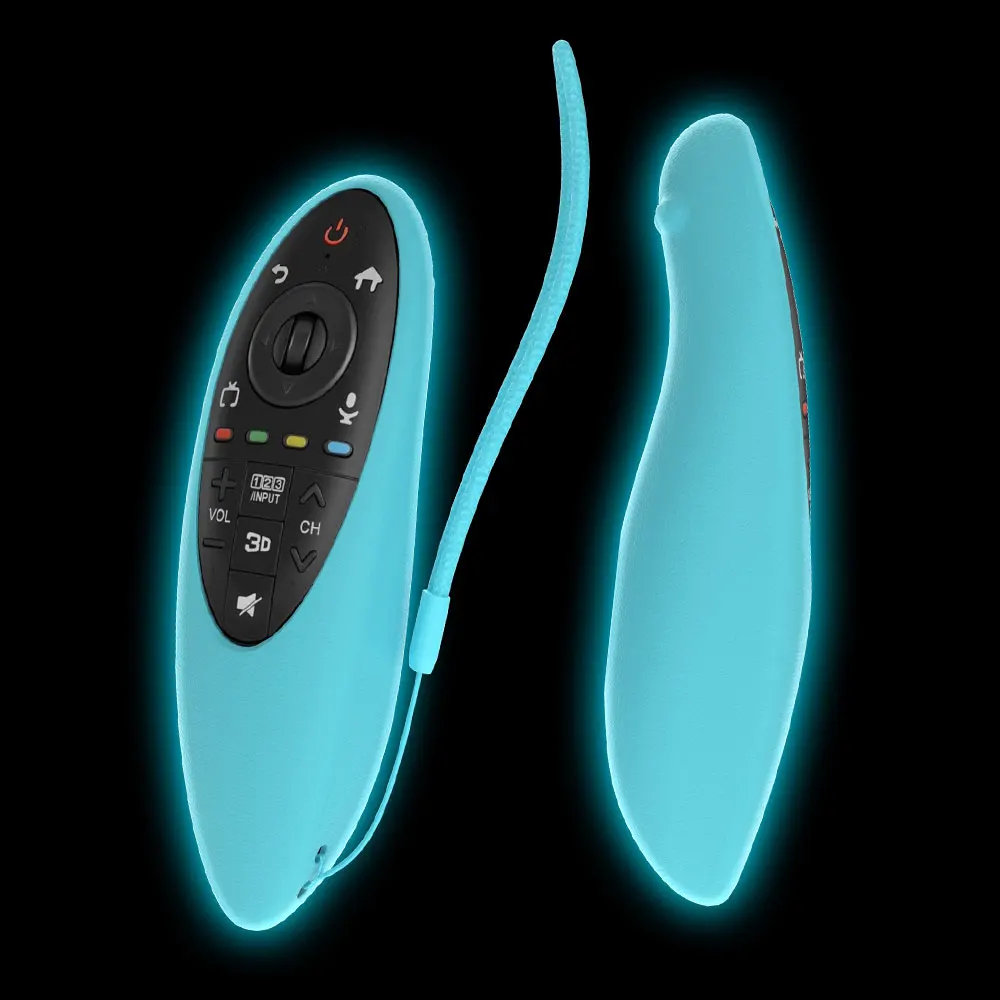 fluorescent blue Силиконовый чехол SIKAI для AN-MR500G, магический пульт дистанционного управления для LG AN-MR500 Smart tv UB UC EC, серия lcd tv, телевизионный пульт управления - Цвет: fluorescent blue