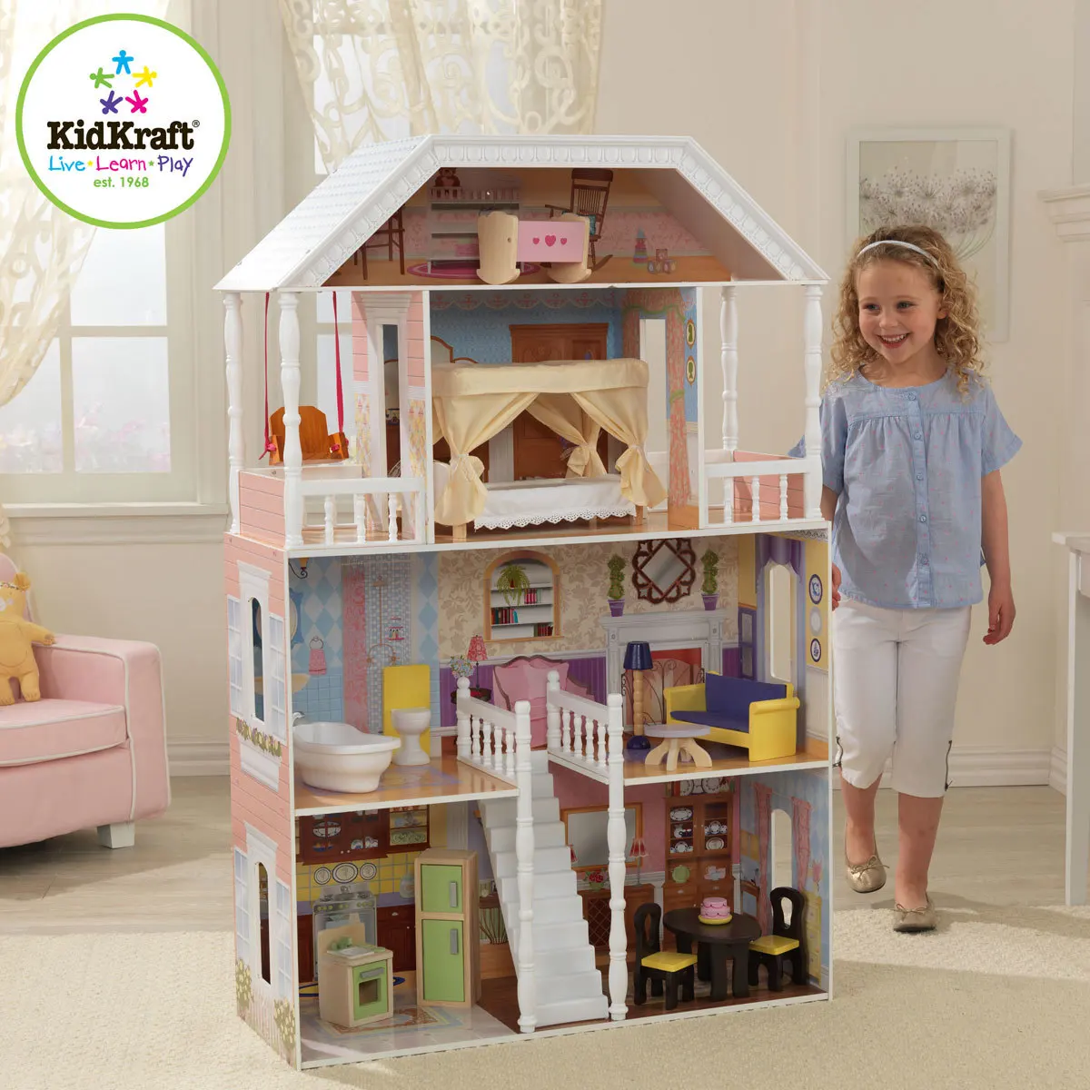 KidKraft Кукольный дом &quotСаванна&quot с мебелью|Кукольные дома| |
