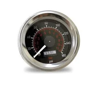 Pressure gauge viair board 2 arrows &quotfrom 0 to 11 ATM чёрн. | Gauges