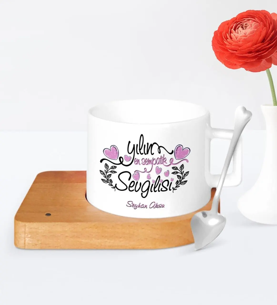 

Personalized The Sympathetic Sympathetic Wood Altlıklı Ceramic Cup