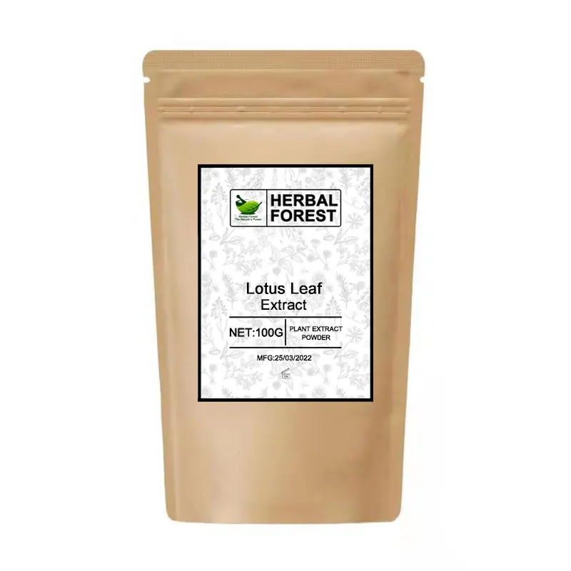 

100% Natural Herbal Lotus Leaf Extract Powder20:1 Nelumbo Nucifera Gaern Lotus Flower Water Lily Nenuphar Extract Free Shipping