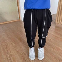 perfect spring summer thin casual pants boys kids trousers children clothing teenagers formal outdoor elastic waist high quality