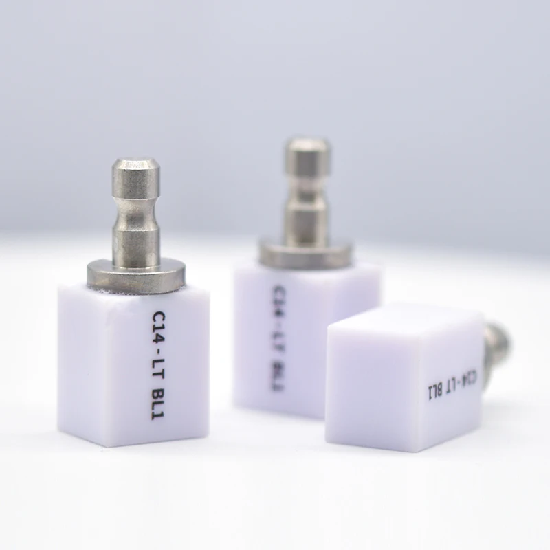 

5pcs C14 Dental Glass Block Lithium Disilicate Glass Block For Anterior And Glass Block Dental Veneer Material
