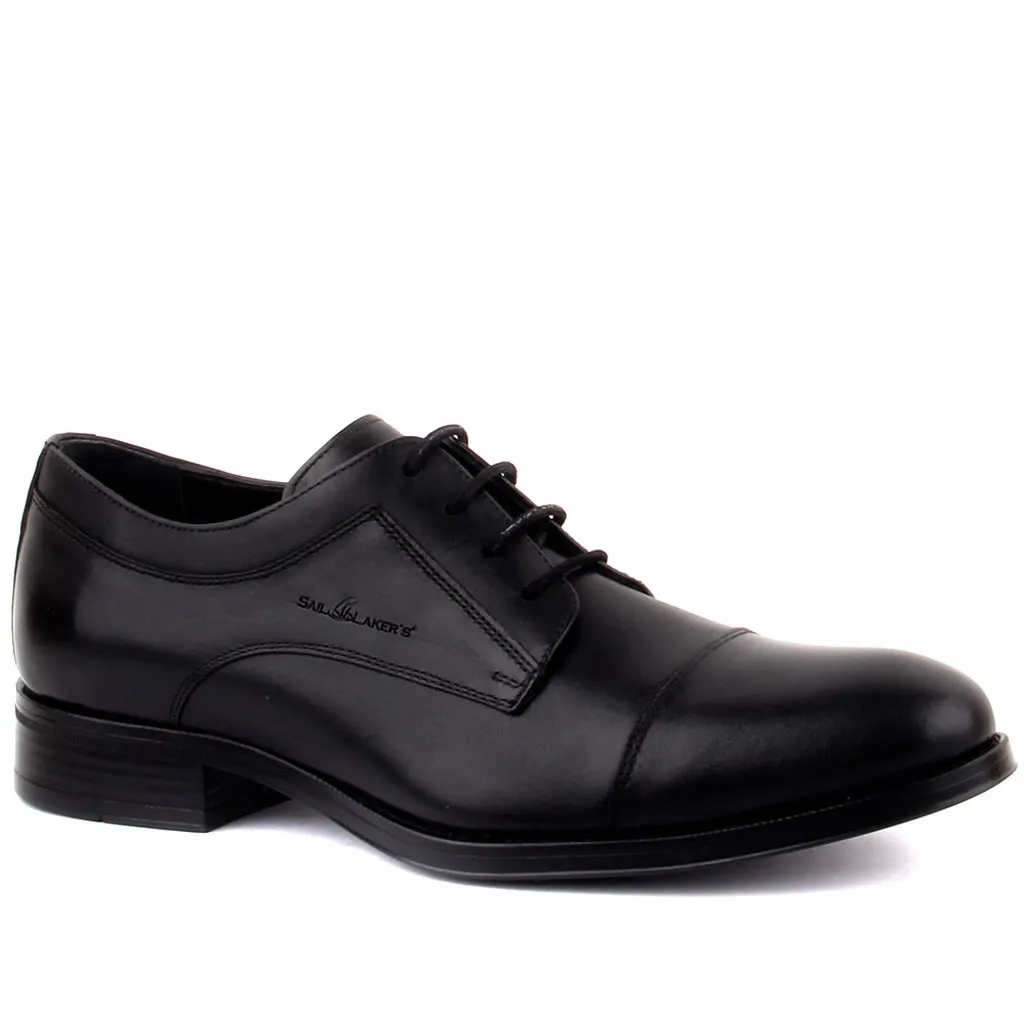 

Sail-Lakers Black Leather Men 'S Classic Shoes