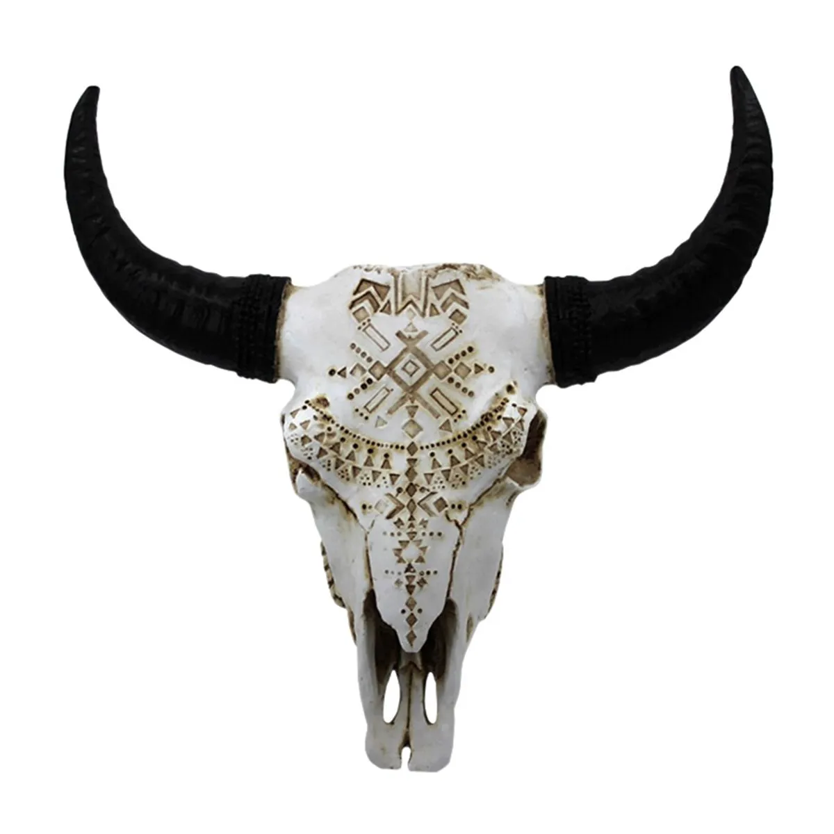 Настенная статуя в виде головы животного 32 см | Дом и сад