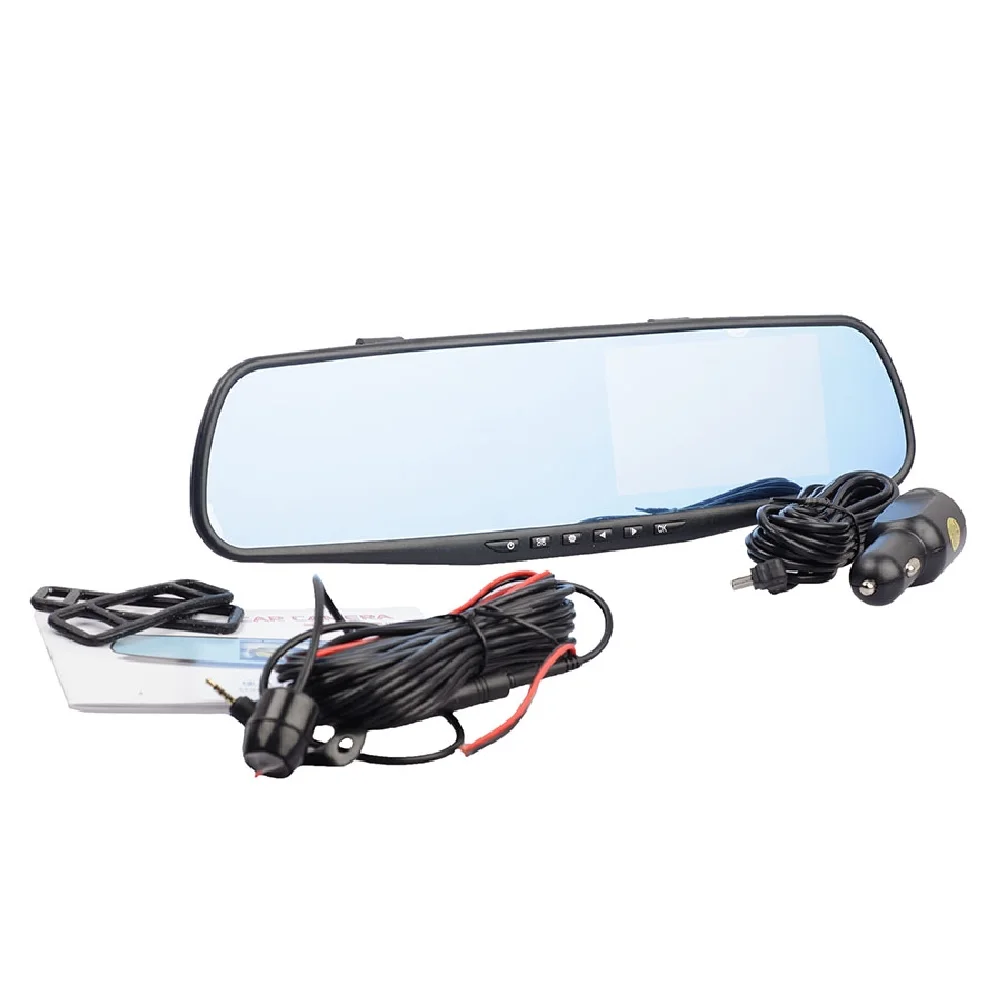 Зеркало-видеорегистратор Vehicle Blackbox DVR с камерой заднего вида | Автомобили и