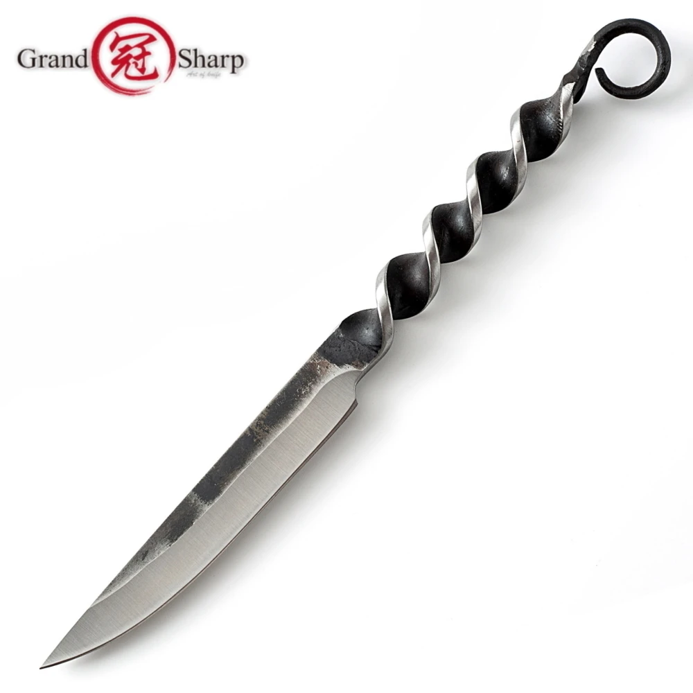 Тактические ножи Grandsharp охотничий нож ручной работы с винтовой резьбой гаджеты