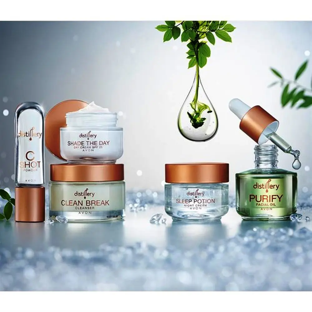 Очищающее средство для лица Эйвон Distillery &quotСияние чистоты&quot 50ml 100% Оригинал