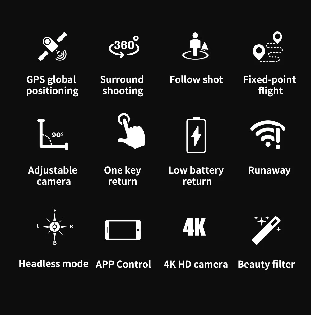 ZLL SG701S RC GPS беспилотные летательные аппараты с 5G Wi-Fi FPV 4K Двухъядерный Intel HD Камера