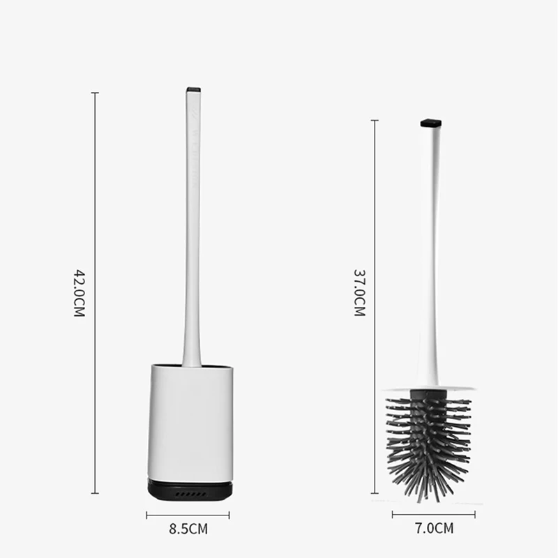 Силиконовая щетка для унитаза ONEUP TPR Настенная или напольная чистки туалета