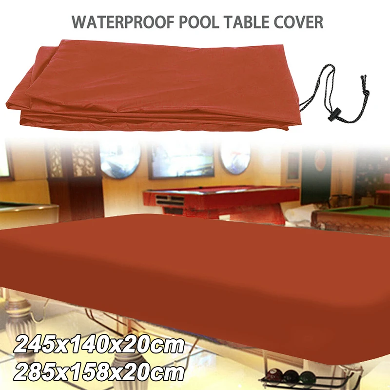 Pool Snooker Dust Cover Furniture Waterproof Cover 210d Oxford Cloth Billiard Cover