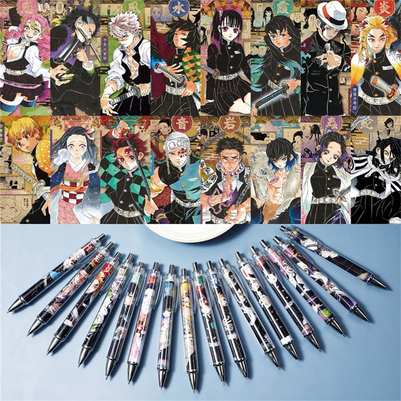 

Latest Product Jujutsu Kaisen Anime Figure Stationery Colourful Ball-Point Pen Propelling Pencil For School Supplies