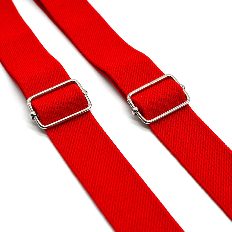 

Kids Fashion Suspenders and Bowtie Set for Boy Girl Wedding Party Adjustable Elastic Y Shape Braces 4 Clips Red Brown Black