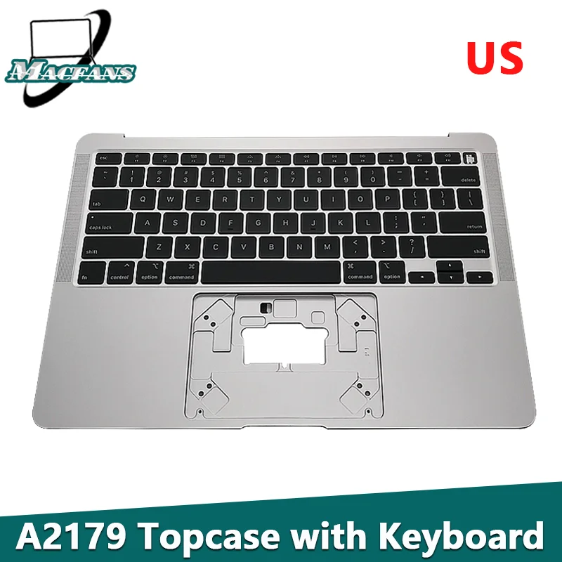 Original Tested A2179 Topcase with US Keyboard For Macbook Air 13" A2179 Top Case Cover 2020 year Sliver Gray