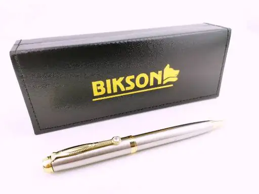 Ручка подарочная Bikson &quotMajesty&quot синяя поворотный металл. корпус в футляре арт. BN0331