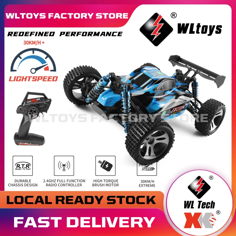 

WLtoys 184011 2,4G полноприводный Радиоуправляемый автомобиль 1/18 модели щеточных автомобилей высокоскоростные 30 км/ч Альпинизм Дрифт внедорожник ...