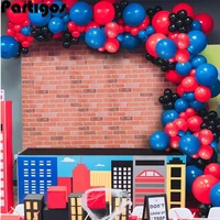 107pcs red blue latex arch kit garland balloon baby boy girl first birthday party decorations kids toys baby shower supplies