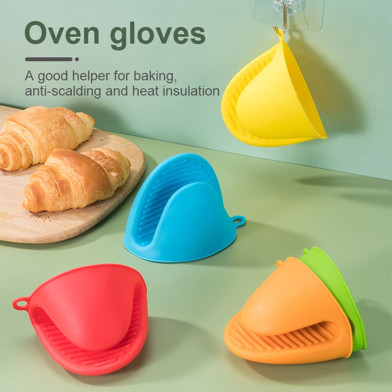 

Thermal Insulation Hand Clip Microwave Oven gloves Insulation Gloves Baking Silicone TPE Glove Clip Kitchen Utensils
