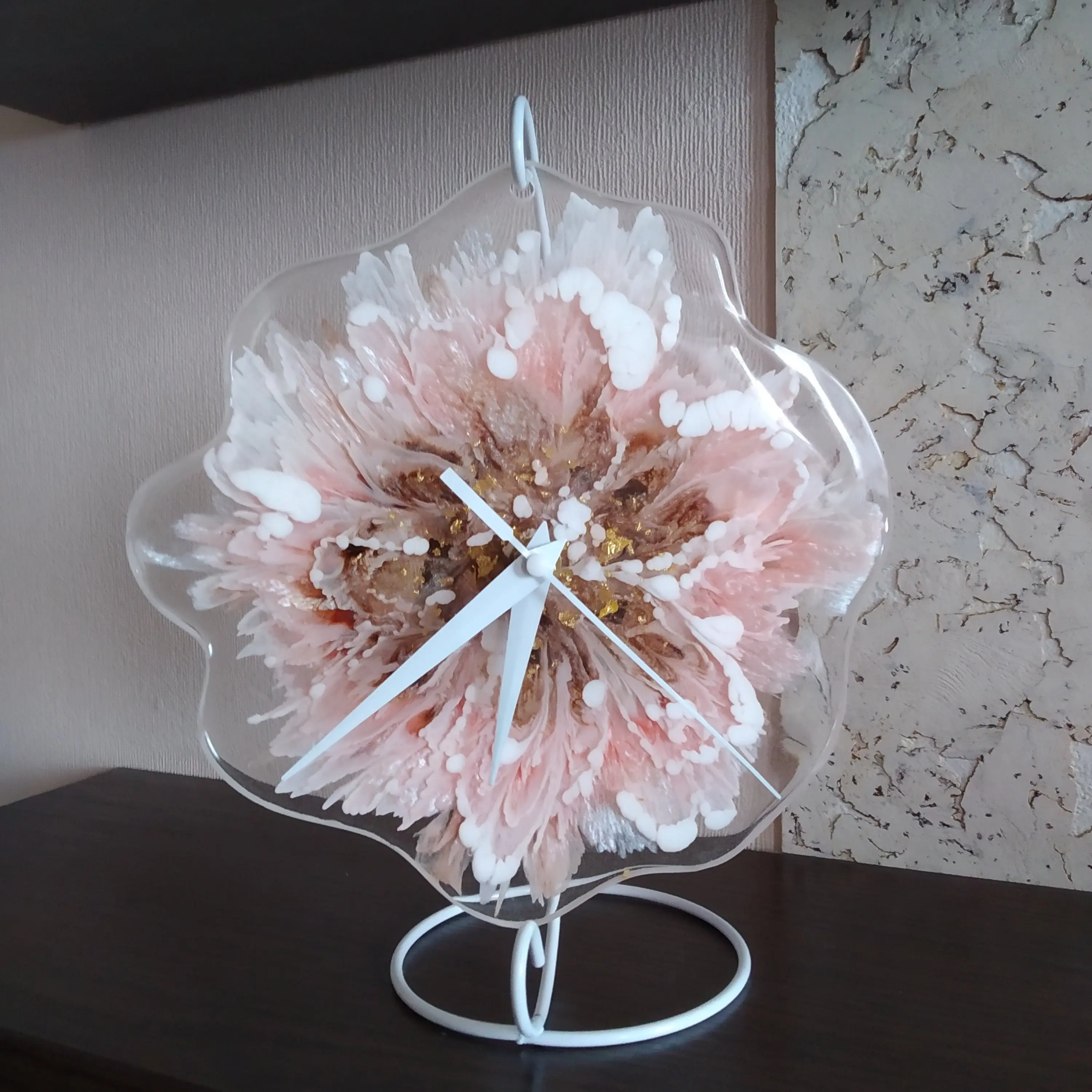 Часы &quotАстра&quot из эпоксидной смолы |