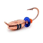 Мормышка вольфрамовая для зимней рыбалки Wormix37 Клопик с рисками (гальваника) d-2,5  0,2гр (520) цв. медь