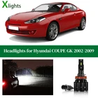 Лампы для Hyundai COUPE GK 2002, 2003, 2004, 2005, 2006, 2007, 2008, 2009, светодиодная фара ближнего света, аксессуары для светильник